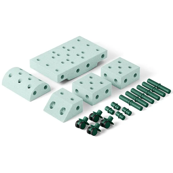 MODU Jeu de Construction Evolutif Explorer - Ocean Mint & Forest Green