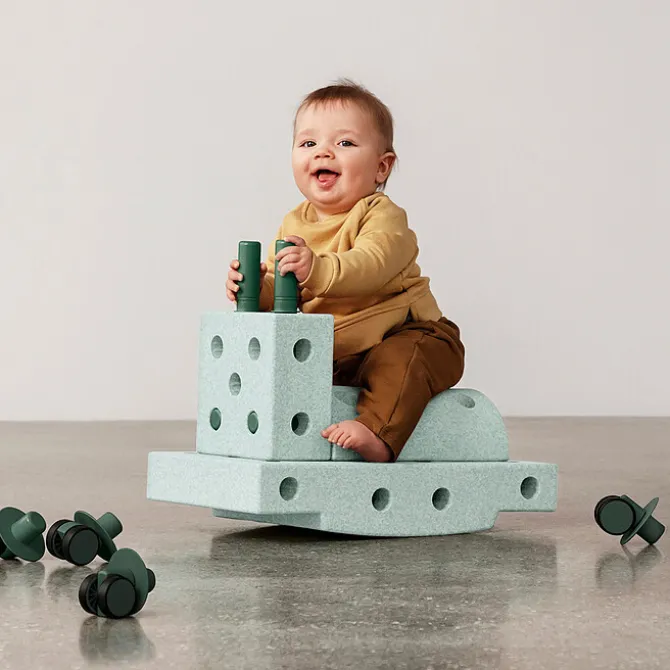 MODU Jeu de Construction Evolutif Curiosity - Ocean Mint & Forest Green