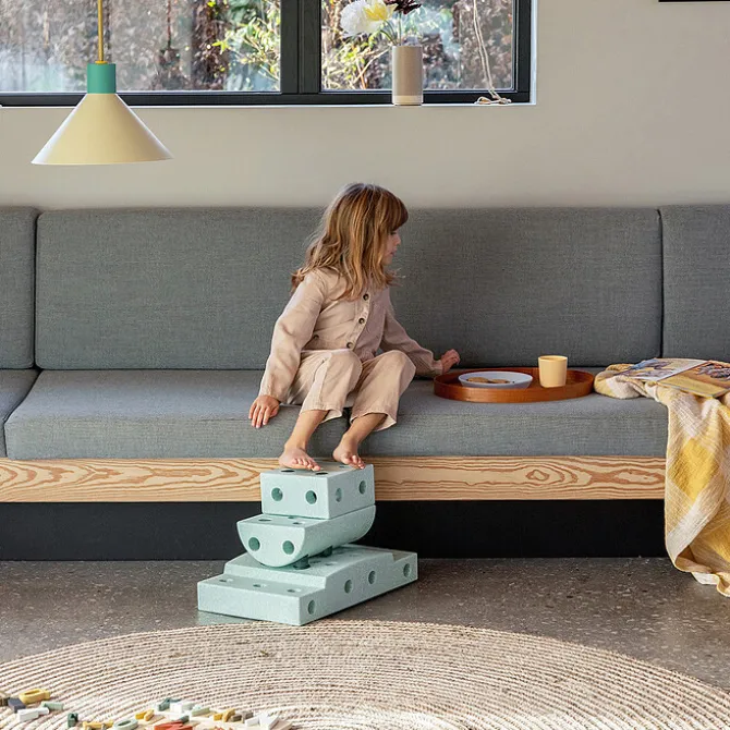 MODU Jeu de Construction Evolutif Curiosity - Ocean Mint & Forest Green