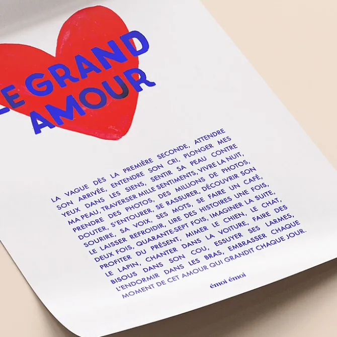 émoi émoi Affiche - Le Grand Amour