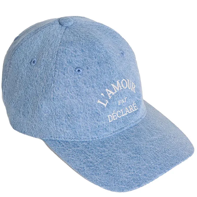 émoi émoi Casquette L'Amour est Déclaré - Denim Clair
