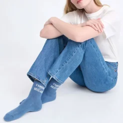 émoi émoi Chaussettes L'Amour est Déclaré Bleu Lac - 36/41