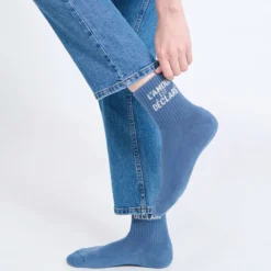 émoi émoi Chaussettes L'Amour est Déclaré Bleu Lac - 36/41