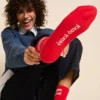 émoi émoi Chaussettes L'Amour est Déclaré Rouge - 36/41