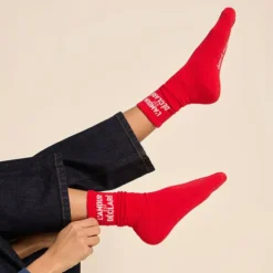 émoi émoi Chaussettes L'Amour est Déclaré Rouge - 36/41