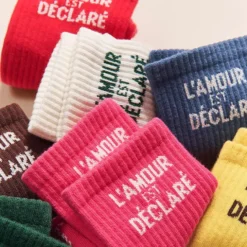 émoi émoi Chaussettes L'Amour est Déclaré Rouge - 36/41