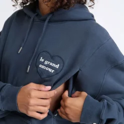 émoi émoi Hoodie d'Allaitement Le Grand Amour Charbon - XS