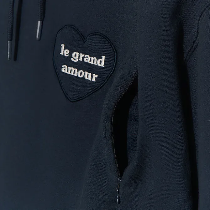 émoi émoi Hoodie d'Allaitement Le Grand Amour Charbon - XL