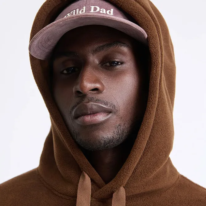 émoi émoi Hoodie Polaire Recyclée We Are Family Chocolat - L