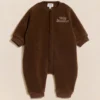 émoi émoi Mini Combinaison Polaire Recyclée Baby Sunshine Chocolat - 12 Mois