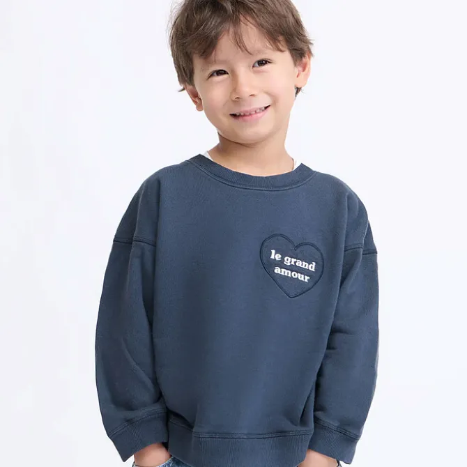 émoi émoi Sweat Le Grand Amour Charbon - 4 Ans