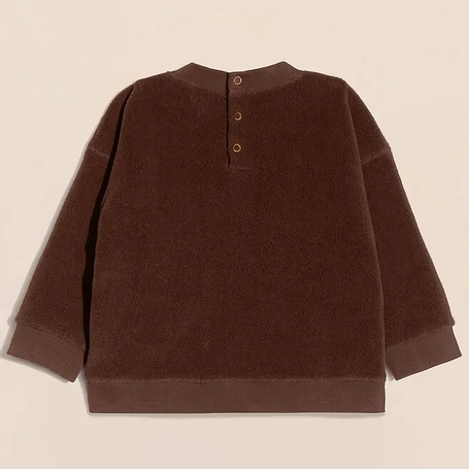 émoi émoi Sweat Polaire Recyclée We Are Family Chocolat - 2 Ans
