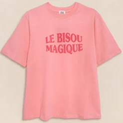 émoi émoi T-shirt Le Bisou Magique Framboise - XL