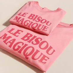 émoi émoi T-shirt Le Bisou Magique Framboise - M