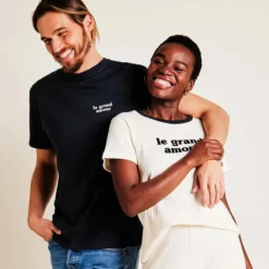 émoi émoi T-shirt Le Grand Amour Charbon - XL