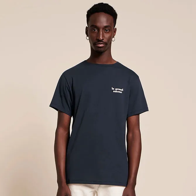 émoi émoi T-shirt Le Grand Amour Charbon - M