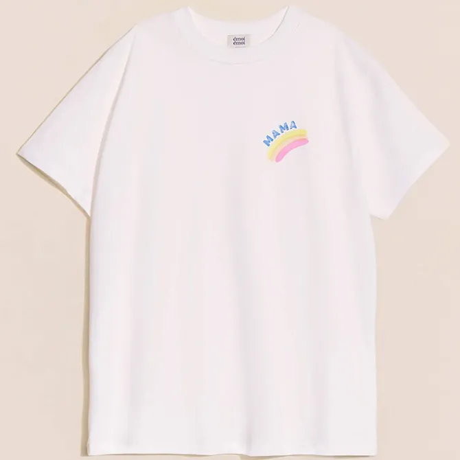 émoi émoi T-shirt Mama Rainbow - M