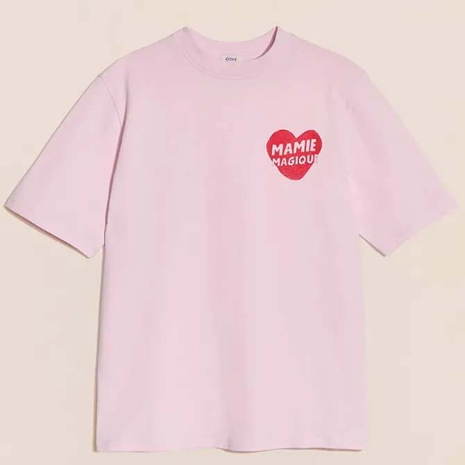 émoi émoi T-shirt Mamie Magique Rose - S