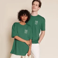 émoi émoi T-shirt Papa Love Club Spinach - S