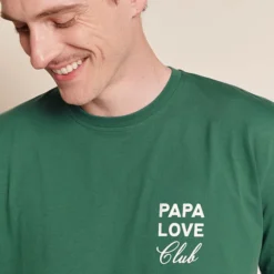 émoi émoi T-shirt Papa Love Club Spinach - S
