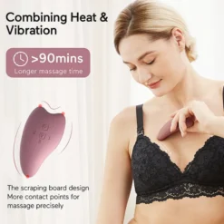 Momcozy Masseur de Lactation Chauffant et Vibrant
