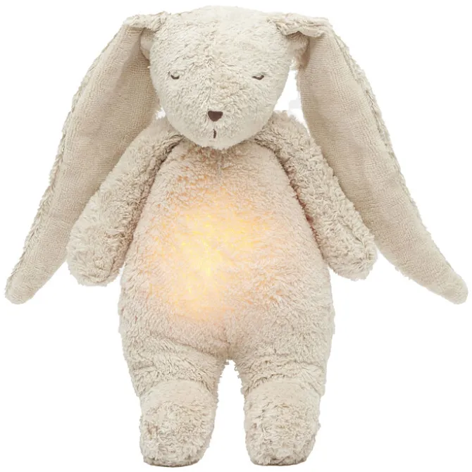 moonie Peluche Veilleuse Musicale Lapin Moonie Sable