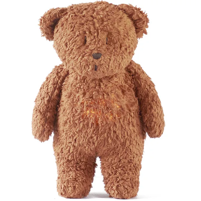 moonie Peluche Veilleuse Musicale Ourson Moonie - Caramel