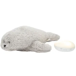 moonie Peluche Veilleuse Musicale Phoque - Gris