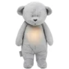 moonie Peluche Veilleuse Musicale Ourson - Gris