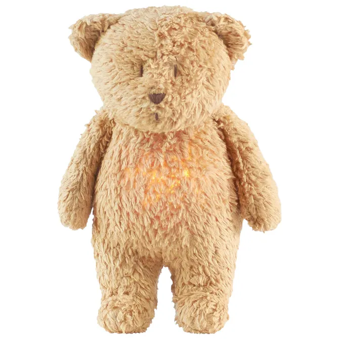 moonie Peluche Veilleuse Musicale Ourson Moonie - Cappuccino