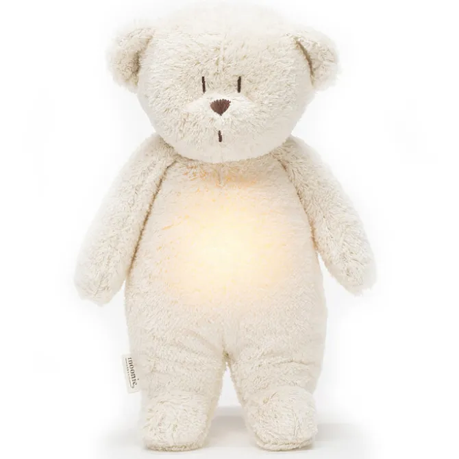 moonie Peluche Veilleuse Musicale Ourson Moonie - Blanc Polaire