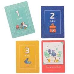 Moulin Roty Cartes Mes 12 Premiers Mois - Puce & Pilou