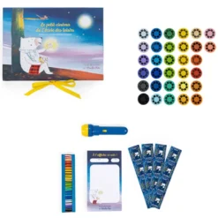 Moulin Roty Coffret Cinéma 32 Histoires du Soir - Ecole des Loisirs