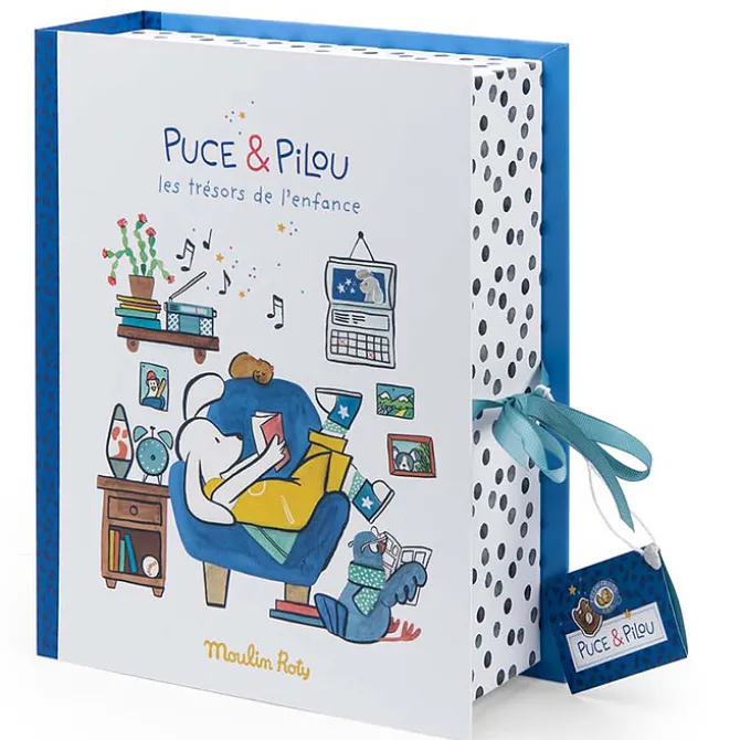 Moulin Roty Coffret de Naissance - Puce & Pilou
