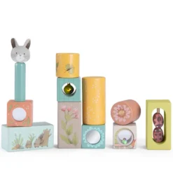 Moulin Roty Cubes d'Activités - Trois Petits Lapins