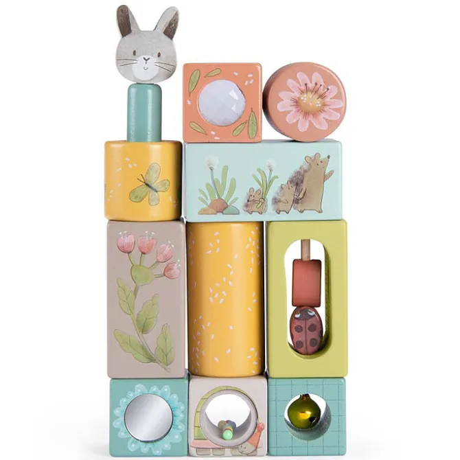 Moulin Roty Cubes d'Activités - Trois Petits Lapins