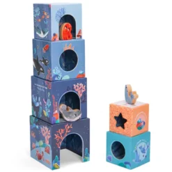 Moulin Roty Cubes Empilables - Les Aventures Paulie