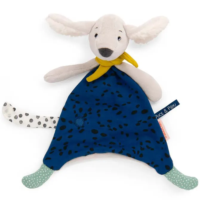 Moulin Roty Doudou Pilou Bleu - Puce & Pilou