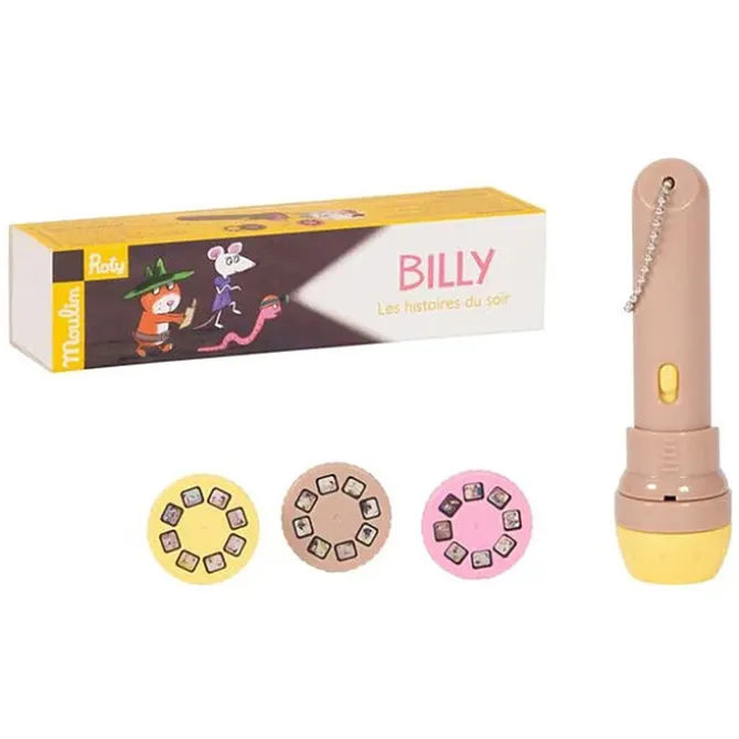 Moulin Roty Lampe à Histoires Billy - Ecole des Loisirs (3 disques)