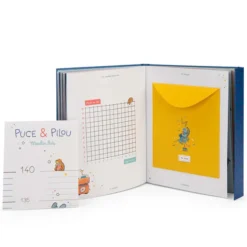 Moulin Roty Livre de Naissance - Puce & Pilou