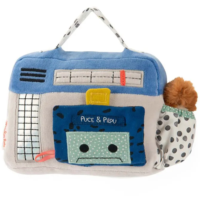Moulin Roty Radio Cassette Musical - Puce & Pilou