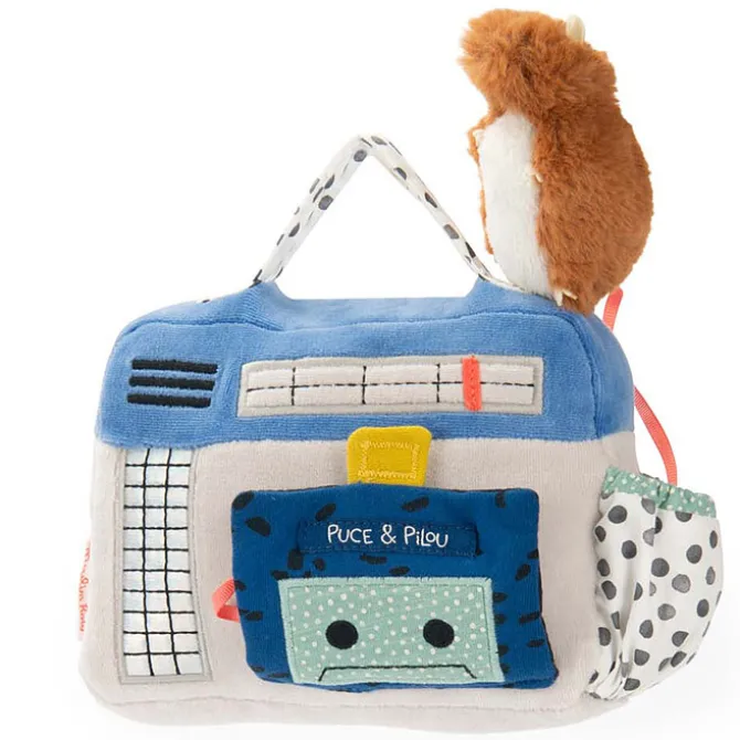 Moulin Roty Radio Cassette Musical - Puce & Pilou
