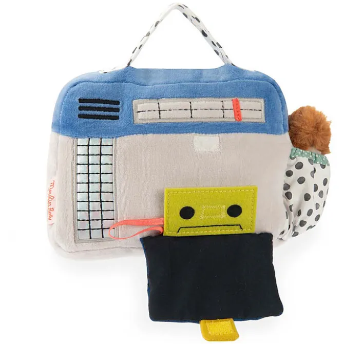 Moulin Roty Radio Cassette Musical - Puce & Pilou