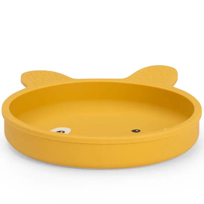 Moulin Roty Set de Vaisselle Silicone 3 Pièces - Trois Petits Lapins