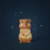 Moulin Roty Veilleuse Hamster - Puce & Pilou