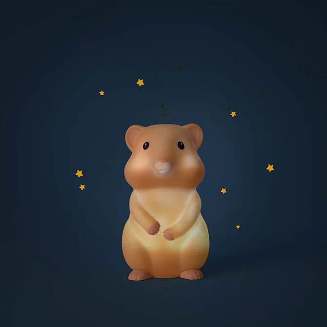 Moulin Roty Veilleuse Hamster - Puce & Pilou