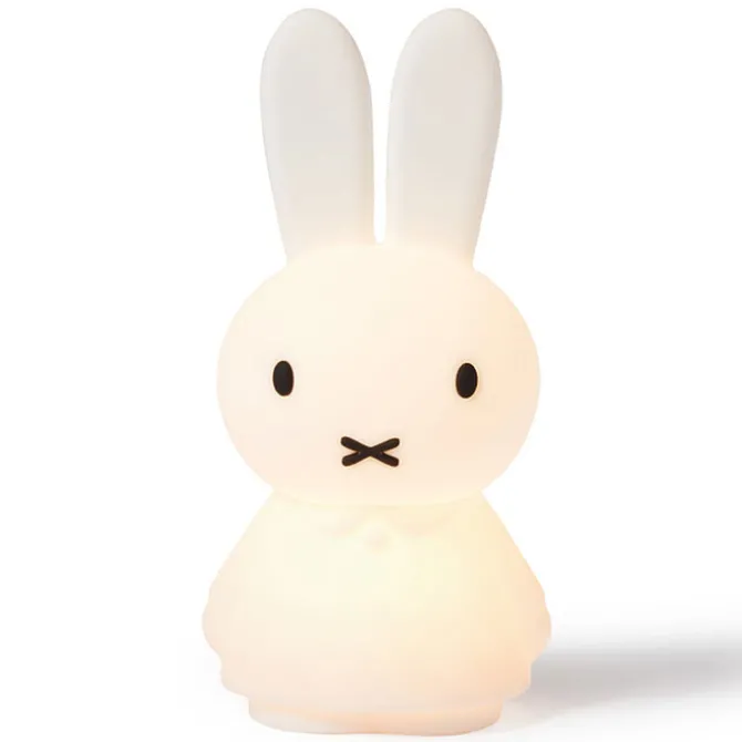 Mr Maria Lampe Miffy Shines Tactile - Blanc