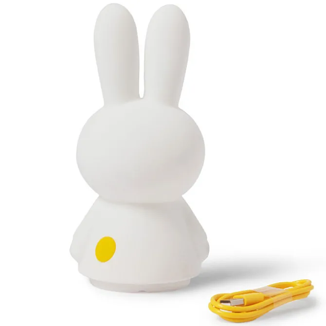 Mr Maria Lampe Miffy Shines Tactile - Blanc
