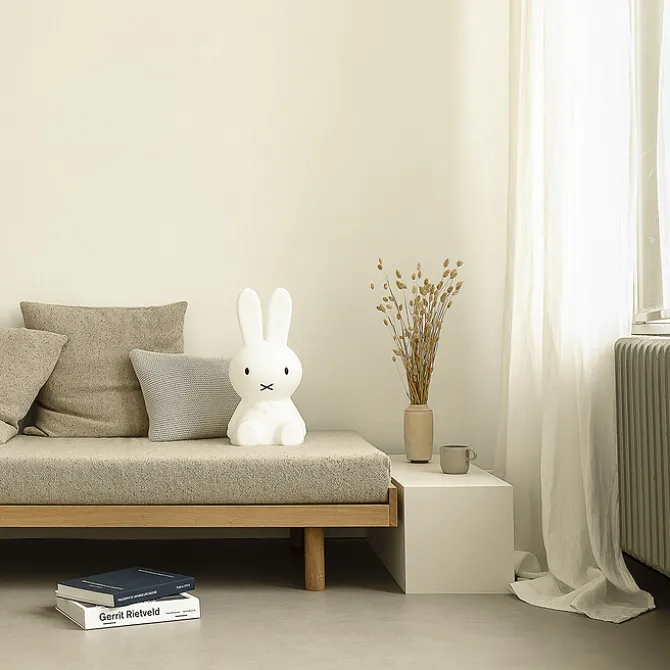 Mr Maria Lampe Miffy Star Light - Blanc