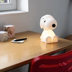 Mr Maria Veilleuse Lampe Snoopy First Light - Blanc
